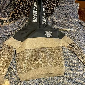 This is a sweatshirt and soft one at that brand new I never wore it